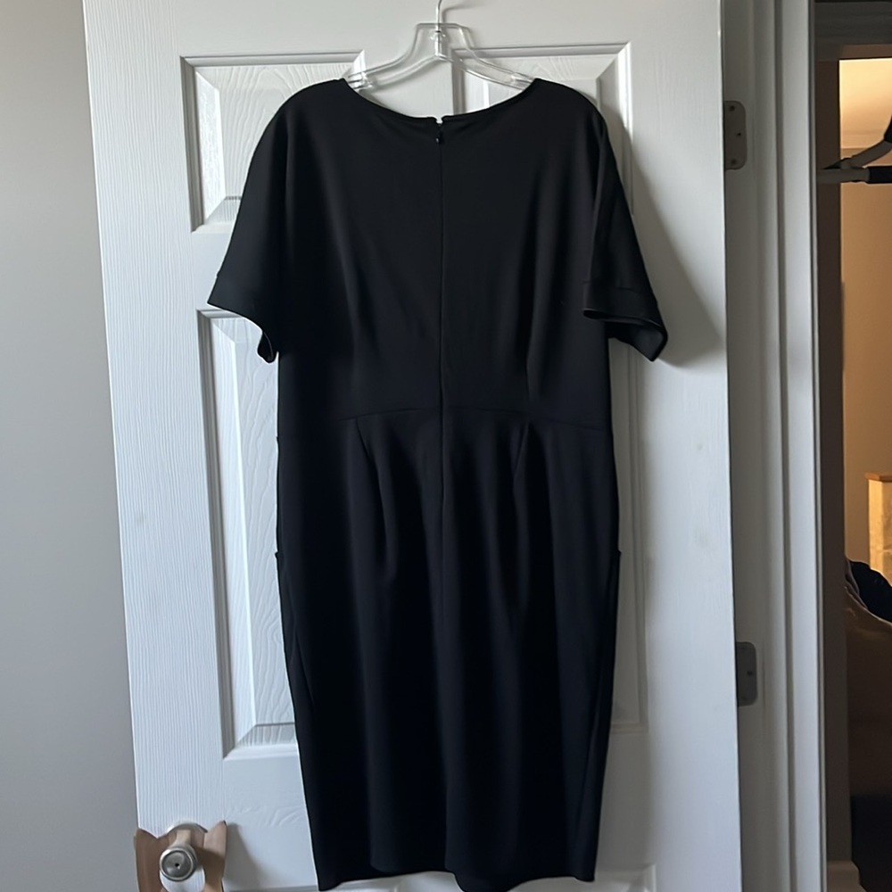 NWT Simply Emma Black Tie Front Dress - Picture 5 of 5